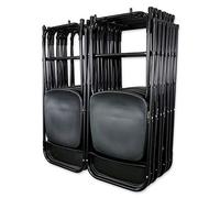 StoreYourBoard BLAT Double étagère de rangement, crochets de fixation murale, peut supporter 90,7 kg, pliable, patio, camping et chaises de plage