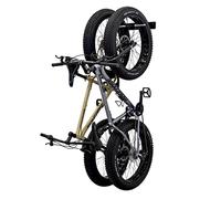 StoreYourBoard BLAT Support mural pour pneus de vélo, peut contenir 2 vélos, crochets de rangement pour la maison et le garage, en métal massif robuste, max 45,4 kg