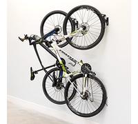 StoreYourBoard Lot de 2 supports muraux pivotants pour vélo, crochet de suspension de garage, noir (06499)