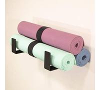 StoreYourBoard Support de rangement pour tapis de yoga, taille XL, crochets muraux en mousse, 3 tapis d'exercice, organiseur d'équipement de fitness