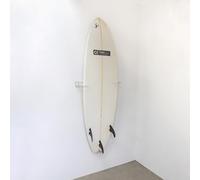 StoreYourBoard Support mural flottant pour planche de surf en acrylique transparent, décoration murale intérieure, support vertical pour planches courtes, planches de poisson et funboards, peut