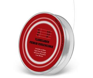 Storfisk fishing & more Fil de bas de ligne en fluorocarbone - 30 m - Invisible sous l'eau - Pour tous les types de poissons - Diamètre : 0,40 mm
