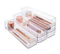 STORi Lot de 6 organiseurs de tiroir en plastique transparent 30,5 x 7,6 x 5,1 cm