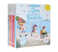 Stories for Your Senses Series by Emma Steel Illustrated 5 Books Collection Set (A Day at the Beach, Autumn is Awesome, Step into Spring, A Day in the Snow & A Cosy Christmas)