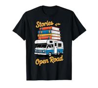 Stories of The Open Road Book Design RV T-Shirt