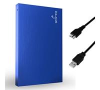 Storite Disque Dur Externe Portable Ultra Fin 2,5" 320Go avec USB 3.0, Transfert de données Rapide, Compatible avec Ordinateur Portable, PC, Mac, Windows, Console de Jeu - Bleu