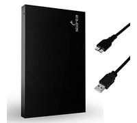 Storite Disque Dur Externe Portable Ultra Fin 2,5" 320Go avec USB 3.0 - Transfert de données Rapide - Compatible avec Ordinateur Portable, PC, Mac, Windows, Console de Jeu - Noir