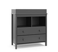 STORKCRAFT ALPINE Commode à langer 2 tiroirs Gris