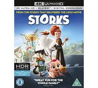Storks (4K UHD Blu-ray) Andy Samberg Danny Trejo Jennifer Aniston Jordan Peele