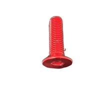 STORKY 10 pièces M3 * 6/8/10/12/14/16/20 anodisé coloré en Aluminium Plat à Six pans Creux vis à tête fraisée (Color : Red, Size : 6mm)
