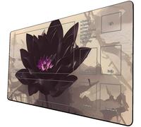 STORKY Tapis de jeu Fantasy Black Lotus TCG 24 x 14 pouces Tapis de jeu de cartes collectionner MTG Surface lisse Jeu de combat Collection en c