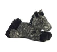 Storm Black Horse Mini Flopsie 8" by Aurora