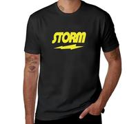 Storm Bowling Guys Unisex Tee 1 T-Shirt Graphic Shirts for Men Cotton
