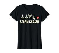 Storm Chaser Heartbeat Tornado Météo, météorologie, pouls T-Shirt Graphique avec Valeur