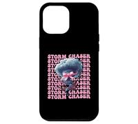 Storm Chaser Storm Chasing Tornado Girl Coquette Bow Rose Coque pour iPhone 12 Pro Max