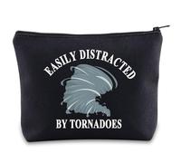 Storm Chaser Trousse de maquillage Tornades Cadeau idéal pour les amateurs de tornades facilement distraits par les tornades, Facilement distrait au Royaume-Uni