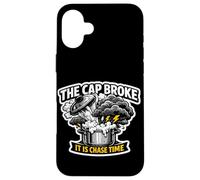Storm Chasing The Cap Broke Thermodynamics Chase Time Coque pour iPhone 16 Plus