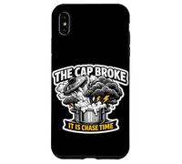 Storm Chasing The Cap Broke Thermodynamics Chase Time Coque pour iPhone XS Max