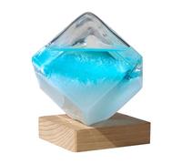 Storm Glass - Prédictif météo en cube - Ornement décoratif pour bureau, maison et stations météo