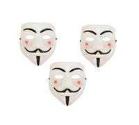 Storm&Lighthouse Vendetta Masque anonyme Guy Fawkes Masque d'horreur Cosplay Trick or Treat Halloween Costume Accessoires pour enfants et adultes (3)