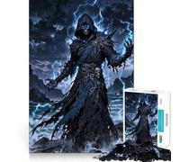 Storm Reaper︰ La colère de la marée abyssale Puzzles pour Adolescents 1000 pièces Jeu d'exercice Mental Activité à Domicile Découpe de précision Décoration Murale 38x52cm