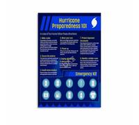 Storm Season Prep Poster Emergency Essentials Chart
