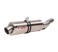 Storm Silencieux Oval Storm en acier inoxydable