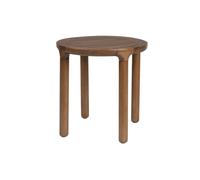 STORM - Table d'appoint ronde en bois de frêne D 45 Marron