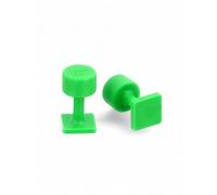 Storm Tabs Adaptateur Adhésif PDR 12x12 mm Dead Center Colle Chaude Débosselage sans Peinture DSP - Bosses de Grêle (Couleur Vert - Paquet 5 Pcs) AWSPLASTIC 01212DG