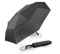 Storm Umbrella,62 Inch Automatic Folding Umbrella with Double Canopy,Strong Wind Resistant Umbrella for Men and Women,Large Umbrella for Golf,Travel and Daily