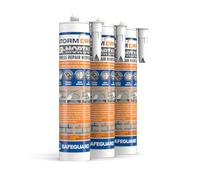 Stormdry XR Mortier Express 3x310ml - Cartouche Réparation Fissures Rapide - Ciment Imperméable Prêt à l'Emploi - Finition Sable Gris