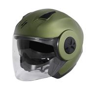 STORMER, casque jet moto TREND kaki mat, S