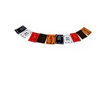 Stormflag Daming Mantra Lot de 10 drapeaux tibétains imprimés de prière en polyester satiné 8 x 11 cm
