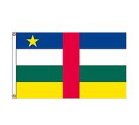 Stormflag Drapeau Centrafrique 90x150cm Drapeau Centrafricain 3x5ft Polyester 90g avec œillets et Double couture