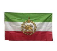 Stormflag Drapeau Iran Ancien 3x5ft Drapeau iranien 90x150cm en polyester pongé 90g avec œillets et Double couture