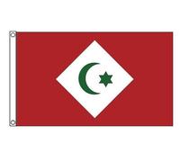 Stormflag Drapeau Maroc Rif independantiste du 90x150cm Drapeau Rif indépendantiste au Maroc 3x5ft polyester 90g avec œillets et Double couture