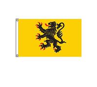 Stormflag Drapeau Nord-Pas-de-Calais 60x90cm Drapeau Flandre 2x3ft polyester 90g avec œillets et Double couture