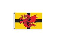 Stormflag Drapeau Trégor 3x5ft Drapeau Bretagne Pays du Trégor 90x150cm en polyester 90g avec œillets et Double couture