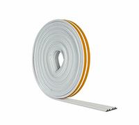 STORMGUARD 05AM023006MW Boudin de porte acoustique silencieux et joint auto-adhésif, blanc, 6 m, lot de 2 pièces