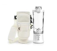 STORMIX Pack Blender Portable & Pochette Isotherme - Mixeur Puissant 150W - 6 Lames Inox - Smoothies, Shakers, Glace Pilée - USB-C Rechargeable - Housse Thermo-Isolante - Transport Facile
