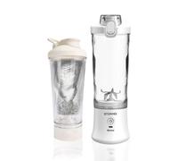 STORMIX Pack Blender & Shaker Électrique - Mixeur Portable 150W - 6 Lames Inox - USB-C Rechargeable - Smoothies, Shakes & Protéines - 600ml - Silencieux - Batterie Longue Durée - Design Compact
