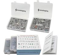 Stormshopping Lot de Pieds presseur pour Machine à Coudre Domestique de Marque Janome, Brother, Singer à Tige Basse 52 Pcs Deluxe Package
