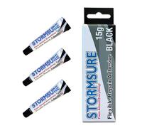 Stormsure Colle de Réparation Flexible (3x5g) Noir - Adhésif Haute Résistance Étanche pour Réparations Flexibles et Durables