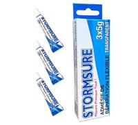 Stormsure Colle de Réparation Flexible (3x5g) Pack - Adhésif Étanche Haute Résistance, Polyvalent et Ultra-Durable