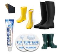 Stormsure Kit de réparation de bottes en caoutchouc - Colle industrielle Wellie, adhésif PU, imperméable, permanent