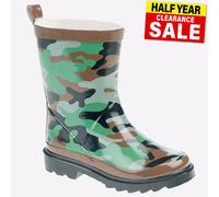 StormWells Bottes de pluie enfant Tornade Imperméable Rouge camouflage