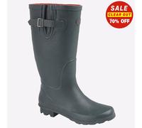 Stormwells Helmsley Classique Femmes Imperméable Caoutchouc en Vert Coupe Large