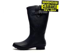 Stormwells Helmsley Classique Femmes Imperméable Rouge Botte Marine Coupe Large