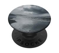 Stormy Beach, Ciel étoilé, Vagues, scène de Moody Coast PopSockets PopGrip Adhésif