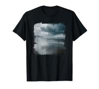 Stormy Beach, Ciel étoilé, Vagues, scène de Moody Coast T-Shirt